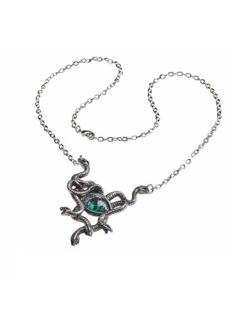 Alchemy Gorgon's Eye Pendant Ketting